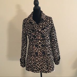 Dollhouse Leopard / Cheetah Print Peacoat